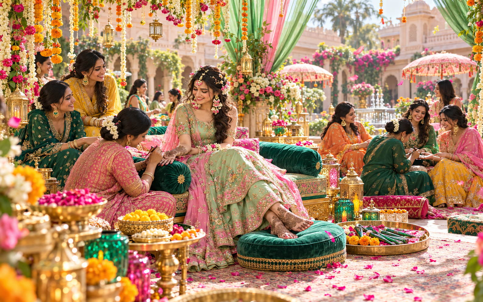 Mehendi celebration
