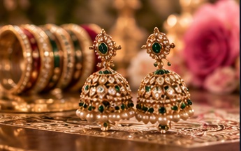 Guest-ready fashion jewellery for an Indian wedding celebration
